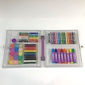 Y2K 2000 PowerPuff Girls Art Kit Crayons Markers Colored Pencils Rare Vintage